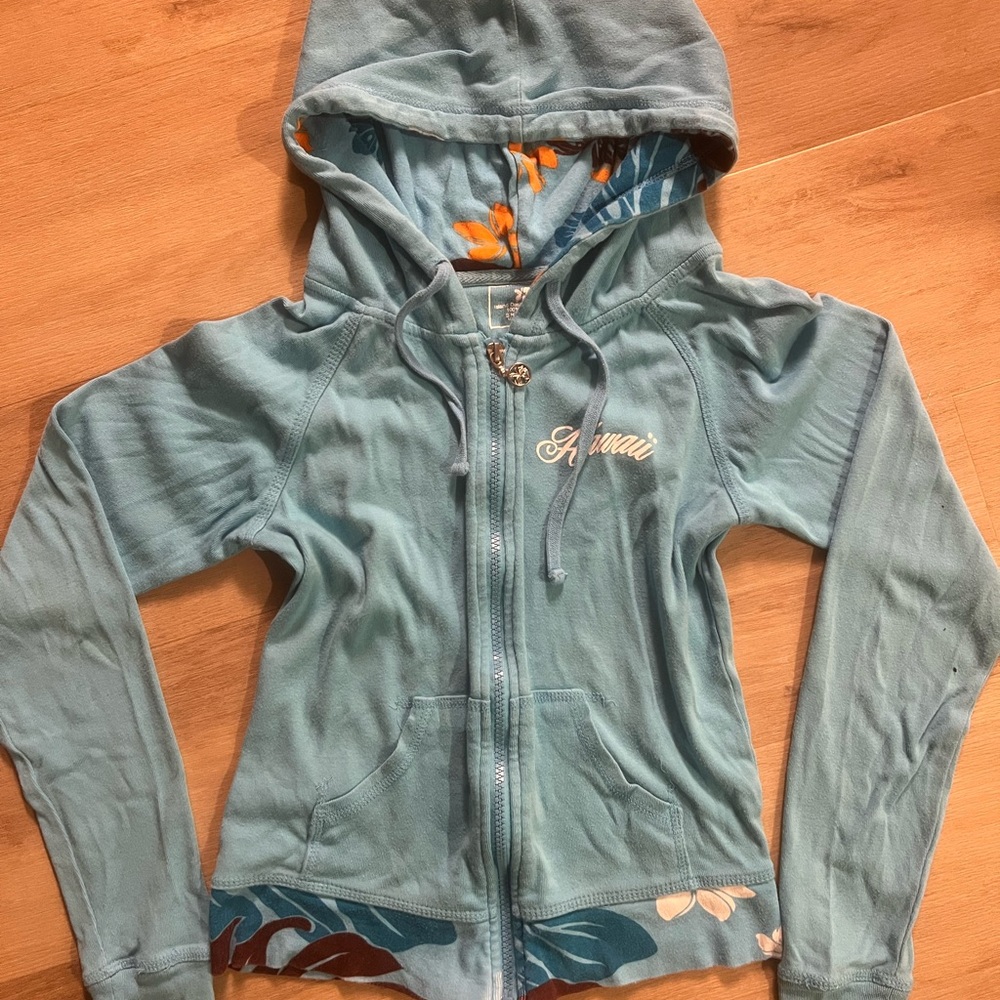 Juicy Couture Blue Hoodie Jacket